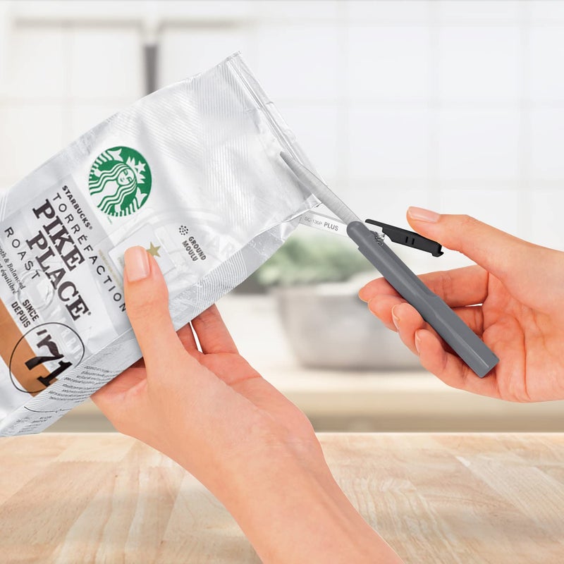 Plus Pen Style Compact Twiggy Scissors with Cover, 3-Pack Charcoal - Image 4